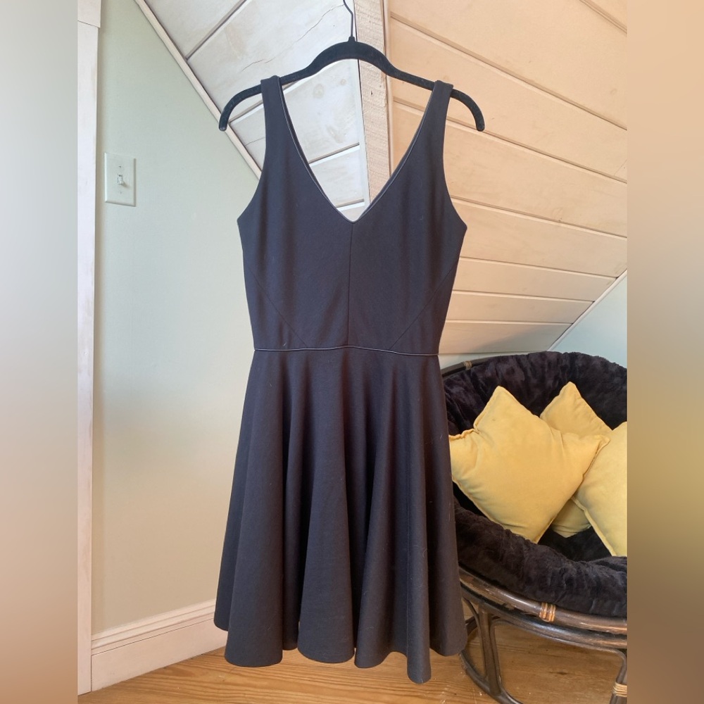 Zac Posen Z Spoke black A-Line Mini Black Cocktail Dress Size 4 - Picture 3 of 13